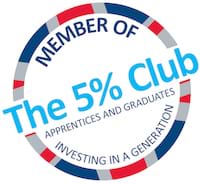 Proudly a 5% Club Member